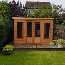10x8 Farndon with Modern Doors & Windows